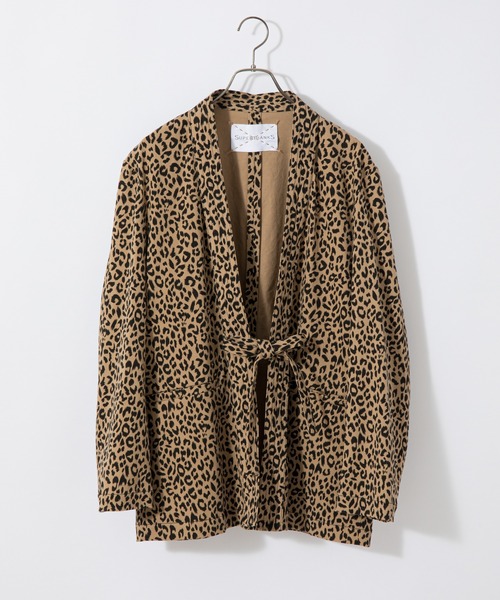 SUPERTHANKS(スーパーサンクス)の「#【SUPERTHANKS/スーパーサンクス】NO COLLAR JACKET/ノーカラージャケット(ノーカラージャケット・レディース・ブラック/レオパード・SMALL)」の13枚目の写真