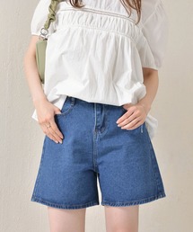 Monocoro toppi | カラーデニムショートパンツ(デニムパンツ)