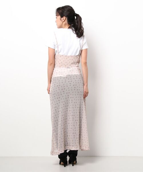 Verybrain（ベリーブレイン）の「very brain/VD-194 ﾌﾗﾜｰptｷｬﾐｿｰﾙﾄﾞﾚｽ（ワンピース・レディース・ベージュ/ピンク・M）」の4枚目の写真