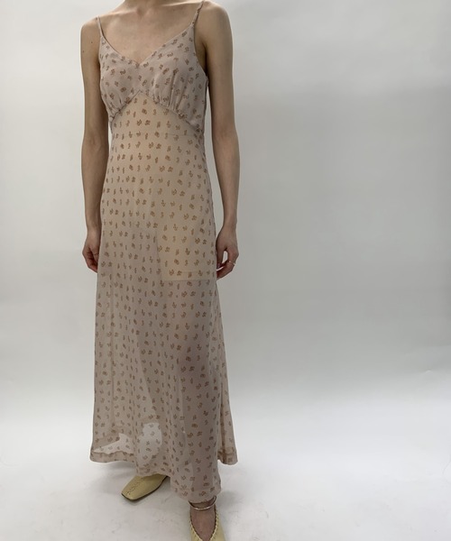 Verybrain（ベリーブレイン）の「very brain/VD-194 ﾌﾗﾜｰptｷｬﾐｿｰﾙﾄﾞﾚｽ（ワンピース・レディース・ベージュ/ピンク・M）」の8枚目の写真