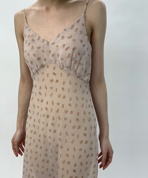 Verybrain（ベリーブレイン）の「very brain/VD-194 ﾌﾗﾜｰptｷｬﾐｿｰﾙﾄﾞﾚｽ（ワンピース・レディース・ベージュ/ピンク・M）」の7枚目の写真