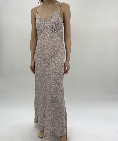 Verybrain（ベリーブレイン）の「very brain/VD-194 ﾌﾗﾜｰptｷｬﾐｿｰﾙﾄﾞﾚｽ（ワンピース・レディース・ベージュ/ピンク・M）」の5枚目の写真