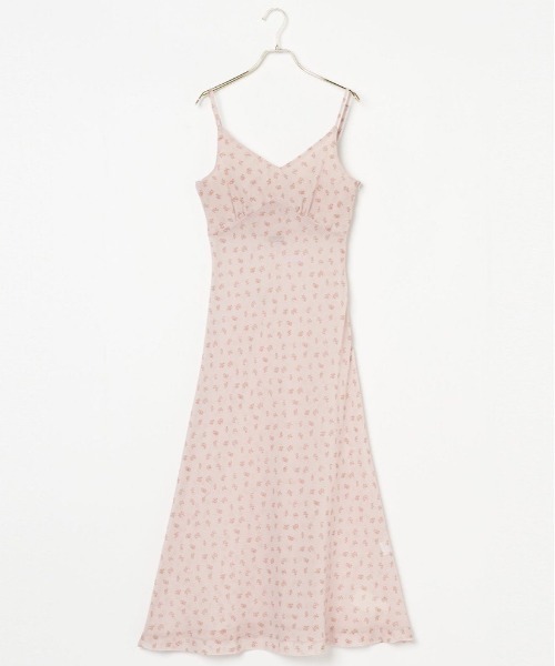 Verybrain（ベリーブレイン）の「very brain/VD-194 ﾌﾗﾜｰptｷｬﾐｿｰﾙﾄﾞﾚｽ（ワンピース・レディース・ベージュ/ピンク・M）」の9枚目の写真