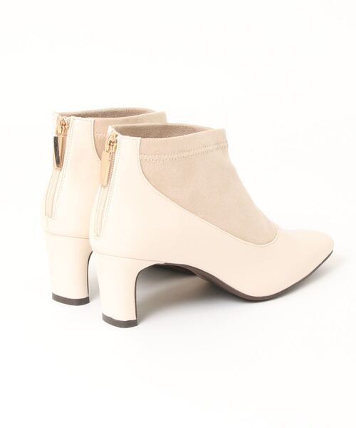 mio notis（ミオノティス）の「アンクルブーティー/574B（ブーツ・レディース・アイボリー/ブラック/カーキ・39/37/36/38）」の5枚目の写真