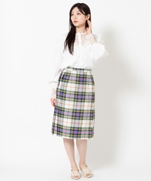 O'Neil of Dublin 【別注】クラシックモデル リネンキルトスカート スタンダード 66cm