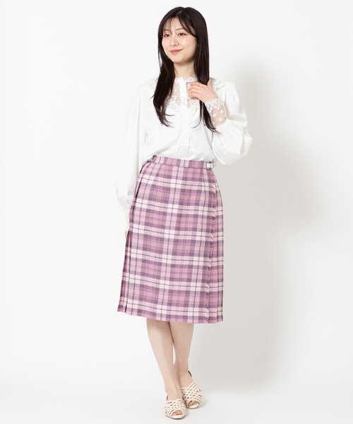 O'NEIL of DUBLIN（オニールオブダブリン）の「O'Neil of Dublin 【別注】クラシックモデル リネンキルトスカート スタンダード 66cm（スカート・レディース・ライトブルー/ライトカーキ/ネイビー/グレー/ホワイト×ネイビー/ライトピンク/ホワイト×グレー/ライトグレー/ホワイト/グリーン/ホワイト×グリーン/グレー系その他/ピンク/ブルー/グレー系その他2/グレー系その他4/オレンジ系/パープル/ブラック×グレー/ネイビー系/ネイビー系1/ブラウン系その他/グリーン系その他/ライトグリーン・8/10/12/14）」の22枚目の写真