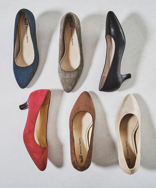 WA ORiental TRaffic（ダブルエーオリエンタルトラフィック）の「ミドルヒールパンプス/12303（パンプス・レディース・ベージュ/ブラック/ブラウン/ネイビー/ブラック系その他3/ブルー/ゴールド/グレー/レッド/グリーン・36/35/38/40/39/34/42/37/41/43/33）」の12枚目の写真