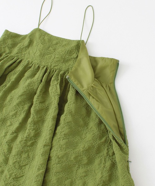 KBF（ケイビーエフ）の「【WEB/一部店舗限定】スパゲッティストラップキャミワンピース（ワンピース・レディース・ブラック/オリーブ/ブルー系その他・ONE）」の22枚目の写真