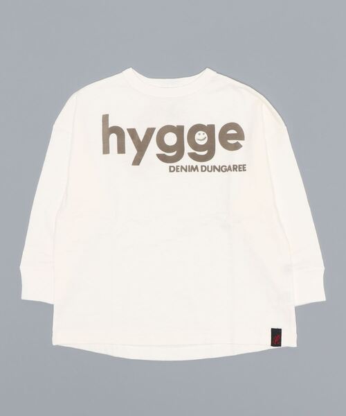 DENIM DUNGAREE（デニムダンガリー）の「天竺 GRAMICCI(グラミチ) hygge Tシャツ（Tシャツ/カットソー・キッズ・ホワイト/ネイビー/カーキ/ライトブルー・130/140）」の2枚目の写真