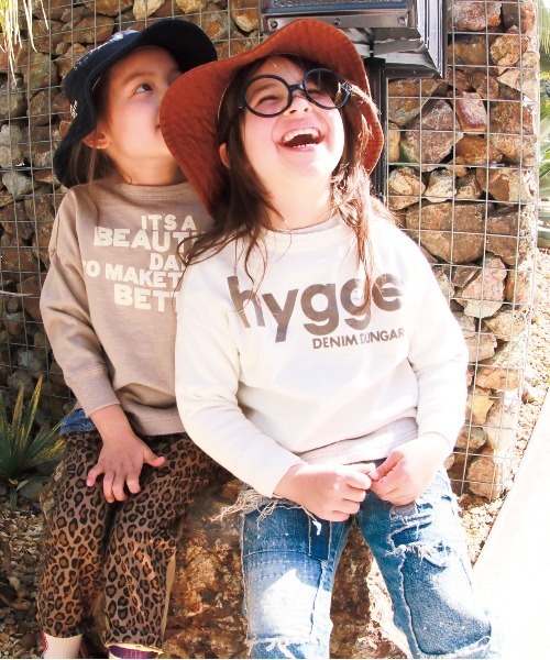 DENIM DUNGAREE（デニムダンガリー）の「天竺 GRAMICCI(グラミチ) hygge Tシャツ（Tシャツ/カットソー・キッズ・ホワイト/ネイビー/カーキ/ライトブルー・130/140）」の6枚目の写真