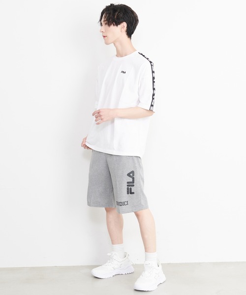 FILA（フィラ）の「【FILA/フィラ】ロゴプリント 裏毛 ショートパンツ/ルームウェア（その他パンツ・メンズ・ブラック/ネイビー/グレー・M/L）」の14枚目の写真