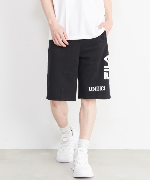 FILA（フィラ）の「【FILA/フィラ】ロゴプリント 裏毛 ショートパンツ/ルームウェア（その他パンツ・メンズ・ブラック/ネイビー/グレー・M/L）」の20枚目の写真