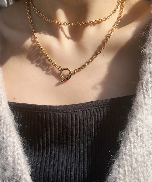 blackdia ocean（ブラックダイヤオーシャン）の「blackdia ocean マンテルロングチェーンネックレス（ネックレス・レディース・シルバー/ゴールド・FREE）」の14枚目の写真