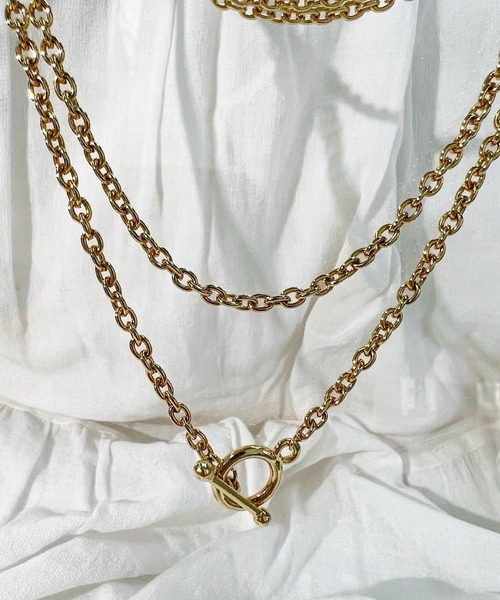 blackdia ocean（ブラックダイヤオーシャン）の「blackdia ocean マンテルロングチェーンネックレス（ネックレス・レディース・シルバー/ゴールド・FREE）」の19枚目の写真