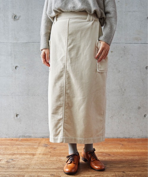 aimer le mieux（エメルミュー）の「aimer 8Wコール　タイトスカート（スカート・レディース・キナリ/ブラック・FREE）」の5枚目の写真