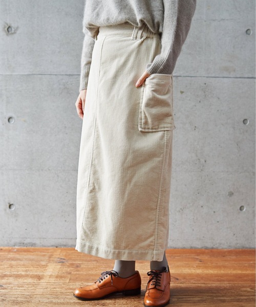 aimer le mieux（エメルミュー）の「aimer 8Wコール　タイトスカート（スカート・レディース・キナリ/ブラック・FREE）」の6枚目の写真