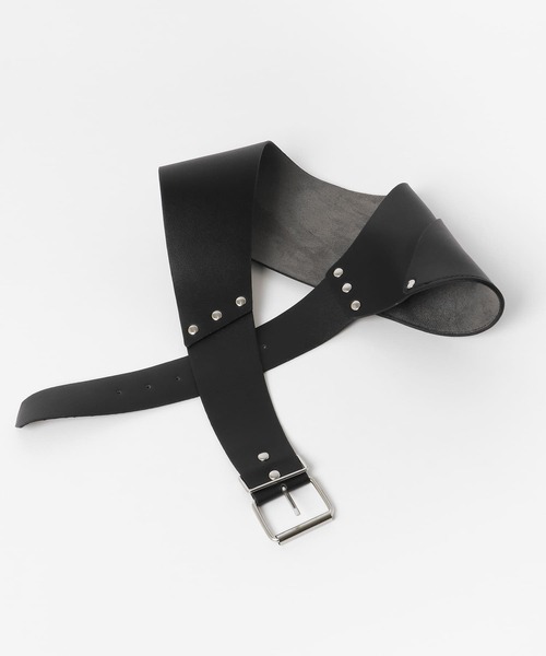 KBF+（ケービーエフプラス）の「KBF+　ポケットベルト∴（ベルト・レディース・ブラック/ベージュ・ONE）」の7枚目の写真