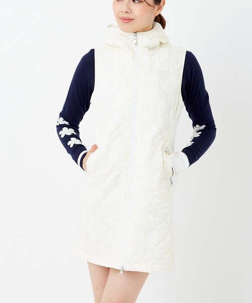 スーパーsale割引 セール Marie Claire Golf マリクレール ゴルフ ワンポイントロゴ刺繍 キルティング チュニック ベスト 保温 チュニック Marie Claire マリ クレール のファッション オンラインストア卸値 Furnitureland Ae