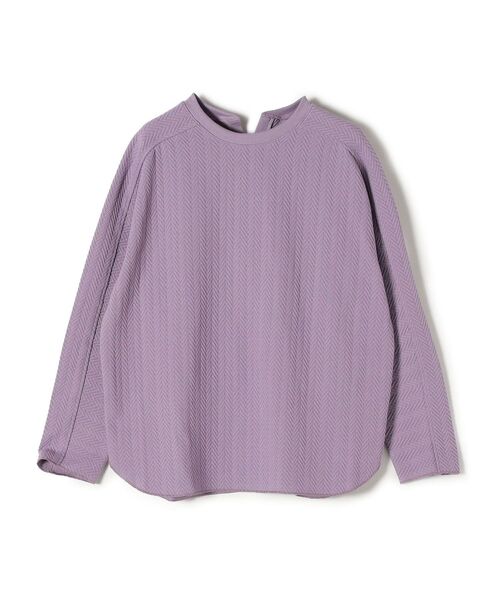 SHIPS(シップス)の「ヘリンボーンバックショルダー切替プルオーバー(Tシャツ/カットソー・レディース・ブラウン/ブラック/ラベンダー/ナチュラル・ONE SIZE)」の14枚目の写真