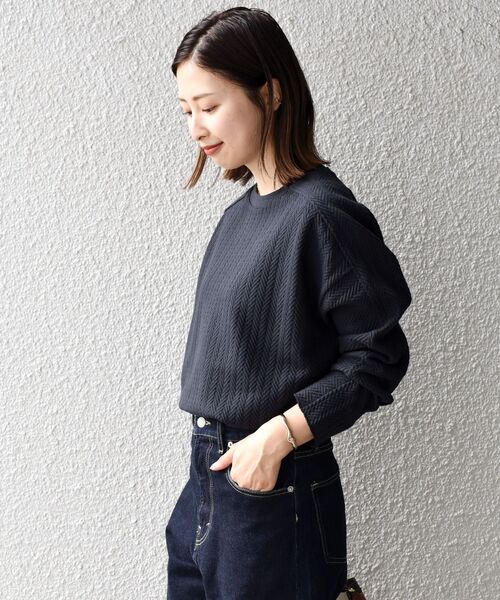 センソユニコ i+mu 半袖ブラウス　シャツ　上着　サイズ40 新品未使用 センソユニコ 半袖シャツ センソユニコ i+mu 半袖ブラウス シャツ 上着