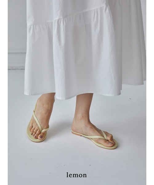 Ayla(アイラ)の「color beach sandal(サンダル・レディース・エメラルドブルー/ブラウン/クリーム/モカ/ライトイエロー・24/25/23)」の5枚目の写真