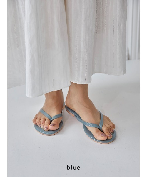 Ayla(アイラ)の「color beach sandal(サンダル・レディース・エメラルドブルー/ブラウン/クリーム/モカ/ライトイエロー・24/25/23)」の1枚目の写真