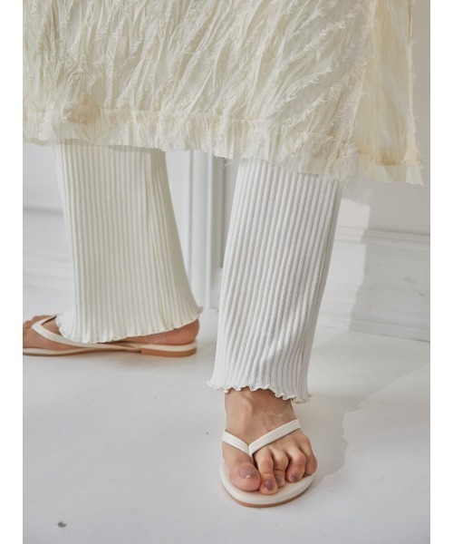 Ayla(アイラ)の「color beach sandal(サンダル・レディース・エメラルドブルー/ブラウン/クリーム/モカ/ライトイエロー・24/25/23)」の17枚目の写真