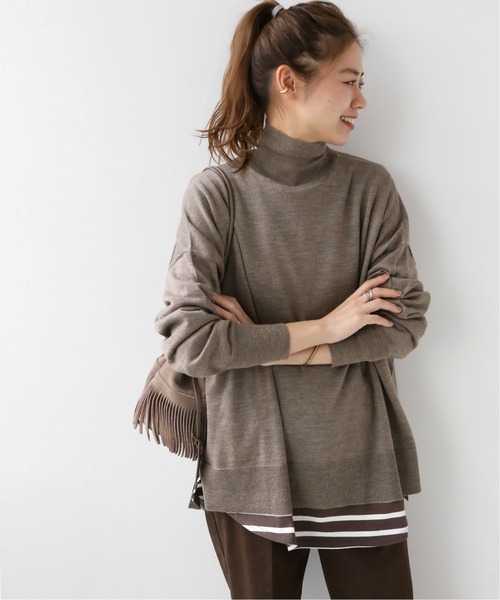 【新品】JOURNALSTANDARDrelume ワイドタートルネックニット ウォッシャブルウールワイドタートルネック◇（ニット/セーター