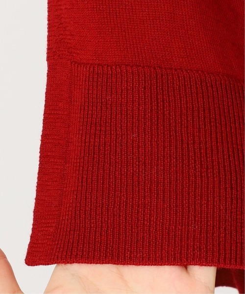 ウォッシャブルウールワイドタートルネック◇（ニット/セーター