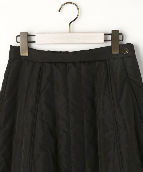 179/WG(イチナナキュウダブルジー)の「キルティングスカート(スカート・レディース・ブラック/オリーブ・MEDIUM)」の4枚目の写真