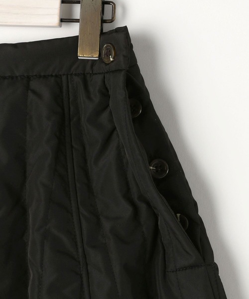 179/WG(イチナナキュウダブルジー)の「キルティングスカート(スカート・レディース・ブラック/オリーブ・MEDIUM)」の6枚目の写真