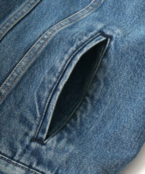 Levi's(リーバイス)の「Levi's/リーバイス TYPE 3 SHERPA TRUCKER/裏ボアフリース デニムジャケット/Gジャン(デニムジャケット・メンズ・ライトインディゴブルー/インディゴブルー・M/L)」の13枚目の写真