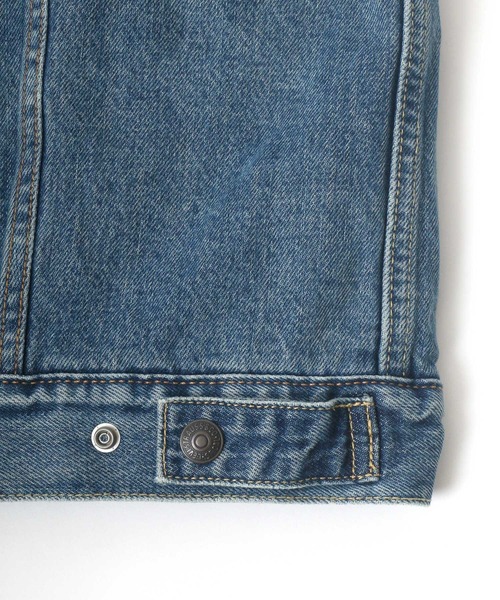 Levi's(リーバイス)の「Levi's/リーバイス TYPE 3 SHERPA TRUCKER/裏ボアフリース デニムジャケット/Gジャン(デニムジャケット・メンズ・ライトインディゴブルー/インディゴブルー・M/L)」の11枚目の写真