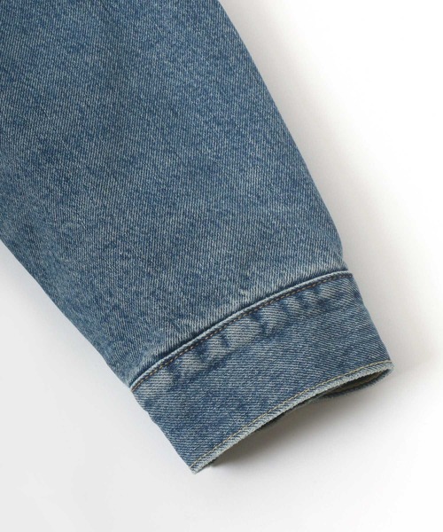 Levi's(リーバイス)の「Levi's/リーバイス TYPE 3 SHERPA TRUCKER/裏ボアフリース デニムジャケット/Gジャン(デニムジャケット・メンズ・ライトインディゴブルー/インディゴブルー・M/L)」の10枚目の写真