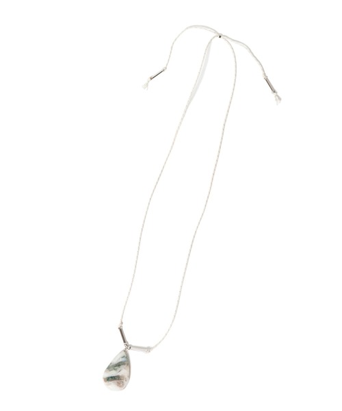 LAYMEE（レイミー）の「Natural stone necklace / ナチュラルストーンネックレス（ネックレス・レディース・ブラウン/グレー/ブルー・FREE）」の2枚目の写真
