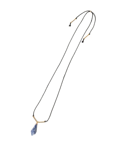 LAYMEE（レイミー）の「Natural stone necklace / ナチュラルストーンネックレス（ネックレス・レディース・ブラウン/グレー/ブルー・FREE）」の3枚目の写真