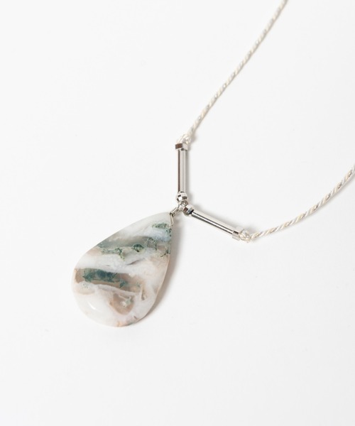 LAYMEE（レイミー）の「Natural stone necklace / ナチュラルストーンネックレス（ネックレス・レディース・ブラウン/グレー/ブルー・FREE）」の4枚目の写真