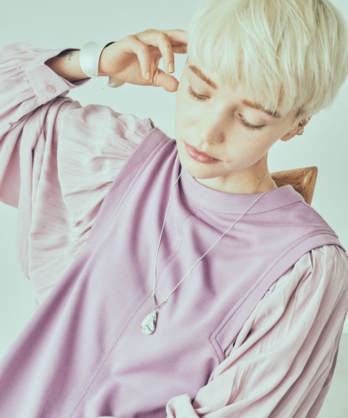 LAYMEE（レイミー）の「Natural stone necklace / ナチュラルストーンネックレス（ネックレス・レディース・ブラウン/グレー/ブルー・FREE）」の13枚目の写真