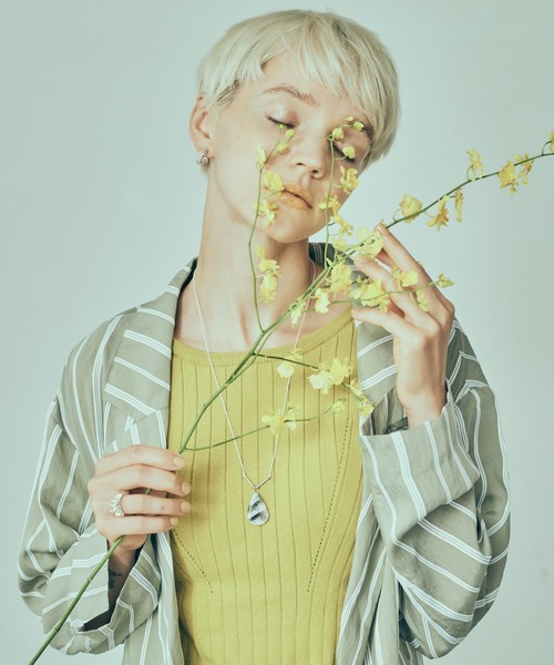 LAYMEE（レイミー）の「Natural stone necklace / ナチュラルストーンネックレス（ネックレス・レディース・ブラウン/グレー/ブルー・FREE）」の14枚目の写真