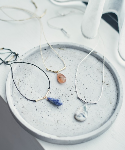 LAYMEE（レイミー）の「Natural stone necklace / ナチュラルストーンネックレス（ネックレス・レディース・ブラウン/グレー/ブルー・FREE）」の18枚目の写真