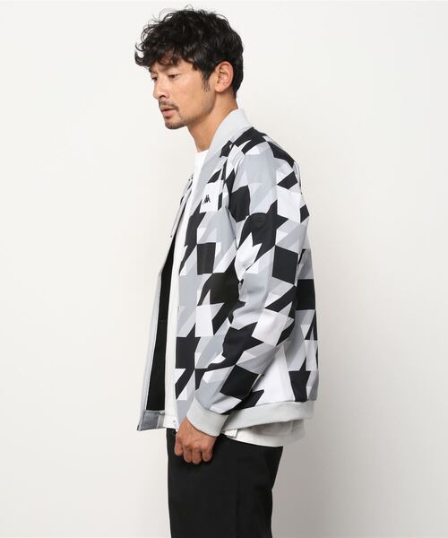 Kappa(カッパ)の「Kappa(カッパ)GOLF 【MENS】フリースボンディングジャケット(MA-1・メンズ・ホワイト/オリーブ/ダークネイビー・M/L)」の15枚目の写真