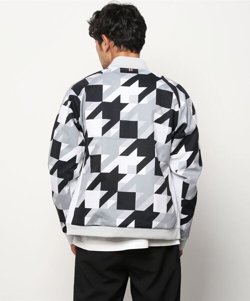 Kappa(カッパ)の「Kappa(カッパ)GOLF 【MENS】フリースボンディングジャケット(MA-1・メンズ・ホワイト/オリーブ/ダークネイビー・M/L)」の5枚目の写真
