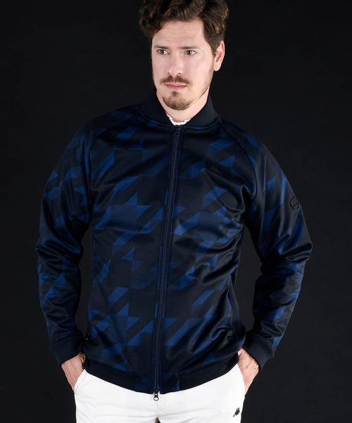 Kappa(カッパ)の「Kappa(カッパ)GOLF 【MENS】フリースボンディングジャケット(MA-1・メンズ・ホワイト/オリーブ/ダークネイビー・M/L)」の3枚目の写真