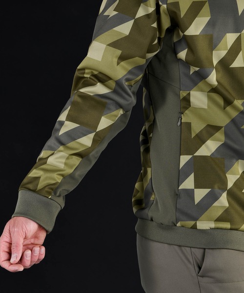 Kappa(カッパ)の「Kappa(カッパ)GOLF 【MENS】フリースボンディングジャケット(MA-1・メンズ・ホワイト/オリーブ/ダークネイビー・M/L)」の16枚目の写真