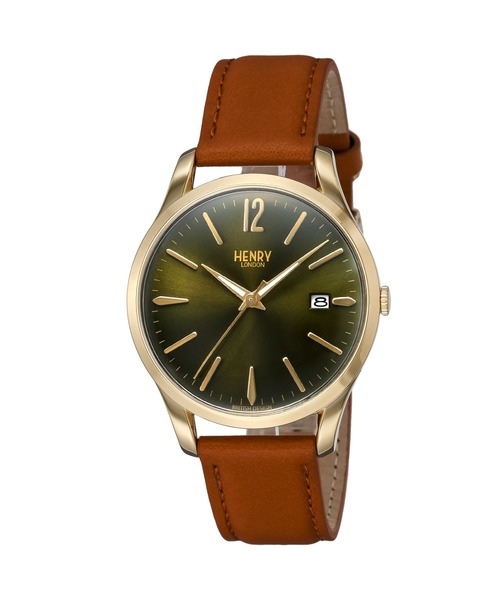 HENRY LONDON CHISWICK 腕時計 HL39-M-0102-LBR ユニセックス