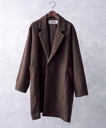 BASISBROEK | BASISBROEK バシスブルック / EGGS セットアップボリュームビッグシルエットテーラードジャケット ステンカラーコート / BJ-10(テーラードジャケット)