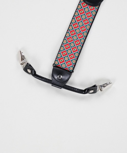 SPINNS（スピンズ）の「総柄 ゴムサスペンダー（サスペンダー・メンズ・ブラック/ネイビー/ブルー/グリーン/ワイン・ONESIZE）」の10枚目の写真