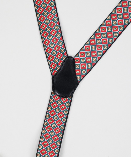 SPINNS（スピンズ）の「総柄 ゴムサスペンダー（サスペンダー・メンズ・ブラック/ネイビー/ブルー/グリーン/ワイン・ONESIZE）」の9枚目の写真