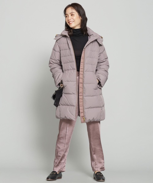 NANO universe（ナノユニバース）の「フードロングダウンコート