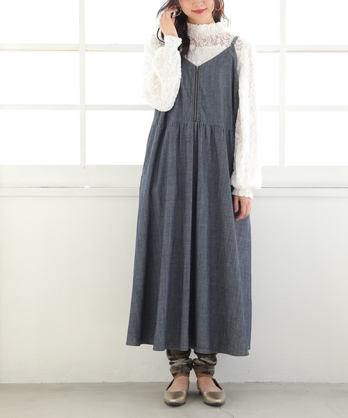 osharewalker（オシャレウォーカー）の「【廃盤】『総柄プリントレギンス』（レギンス/スパッツ・レディース・ブラウン/グレイッシュブルー・1/2）」の20枚目の写真